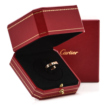 Cartier 18K Pink Gold 3.5mm LOVE Wedding Band Ring 51 5.75 6 of 6