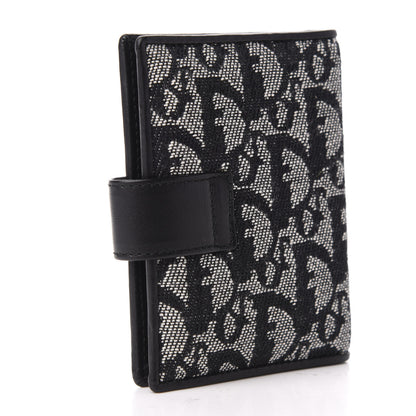 Christian Dior Monogram Compact Wallet Black 3 of 6