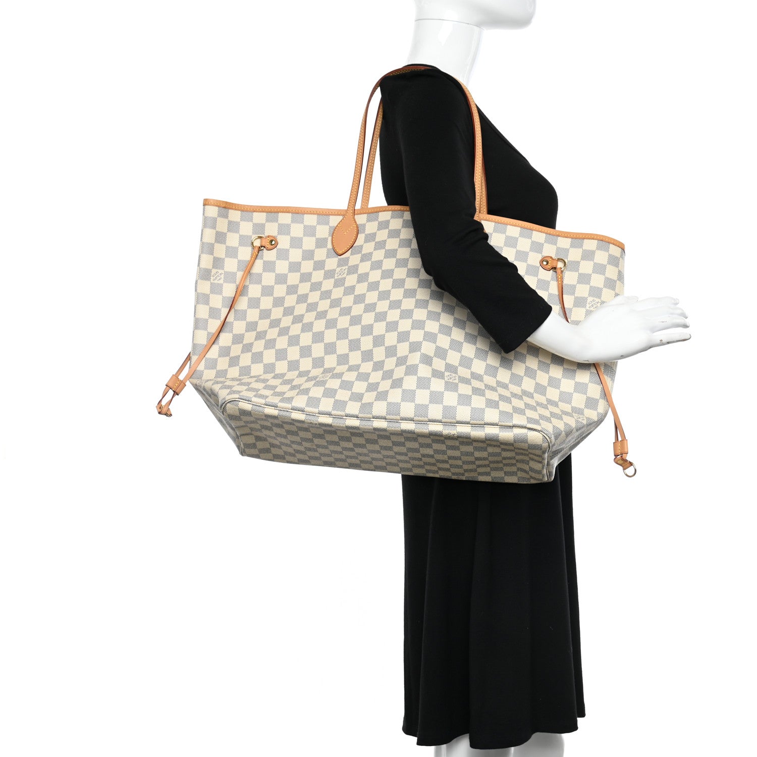 Louis Vuitton Damier Azur Neverfull GM 2 of 9