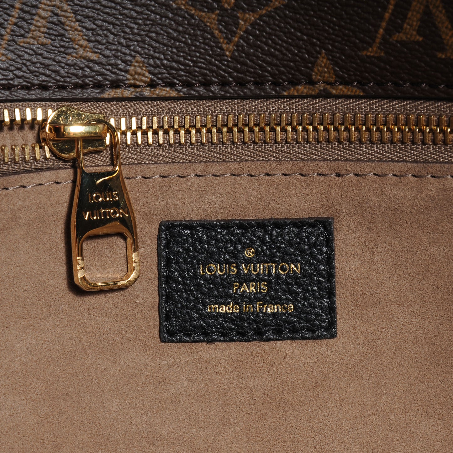 Monogram Tote W PM Black