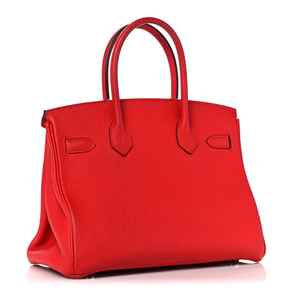 Hermes Togo Birkin 30 Rouge Coeur 2 of 33