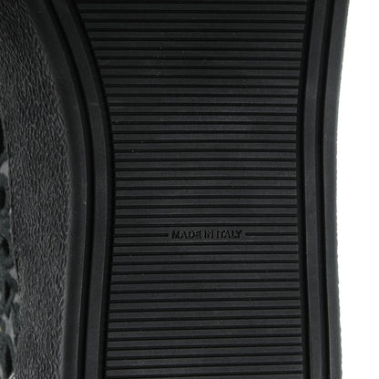 Chanel Patent Grained Goatskin Hollow Out Flower Sneakers 38.5 Black 7 of 9