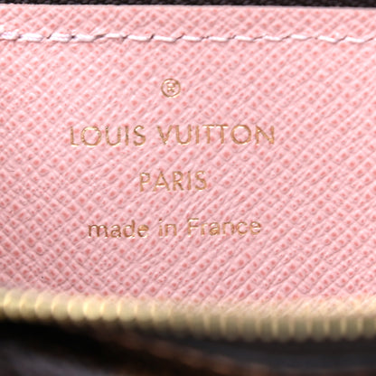 Louis Vuitton Damier Ebene Recto Verso Card Holder Rose Ballerine 6 of 6