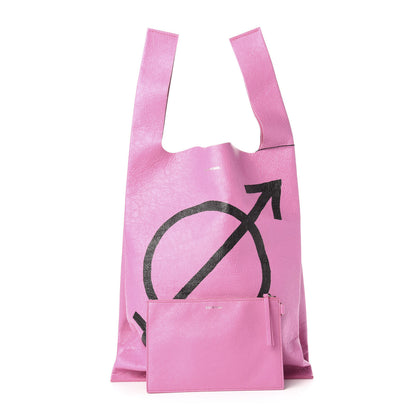 Balenciaga Agneau Arena All Gender M Supermarket Shopper Rose Bonbon 3 of 13