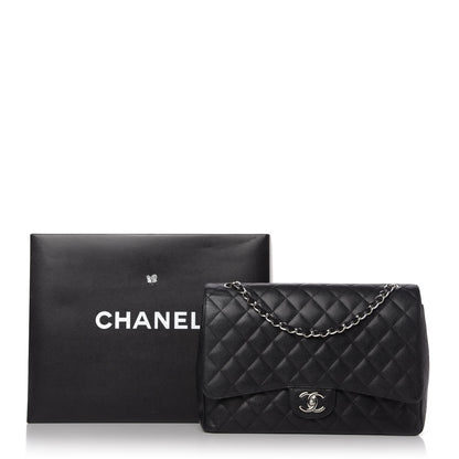 Chanel Caviar Quilted Maxi Double Flap Black 10 of 10