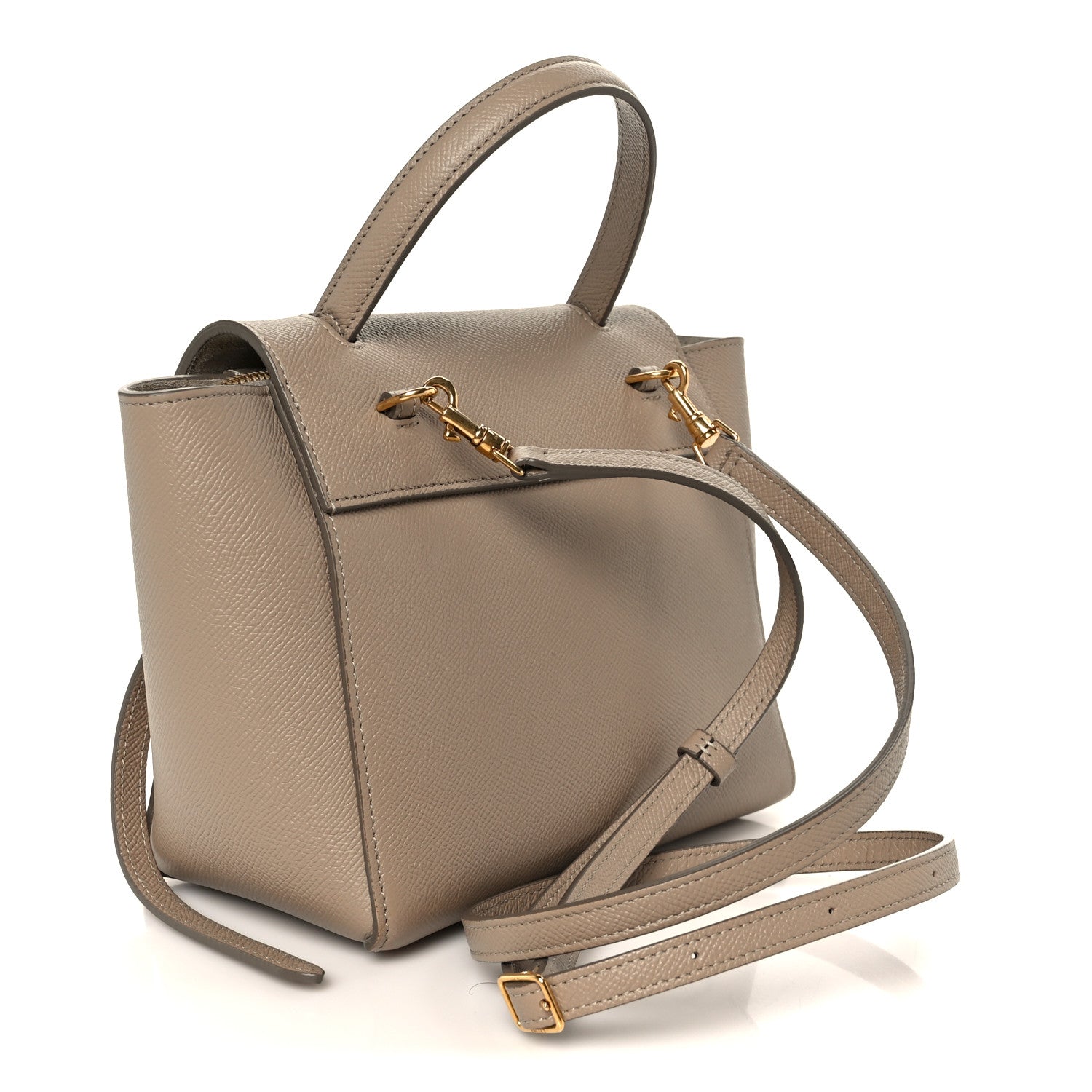 Celine Grained Calfskin Nano Belt Bag Light Taupe 3 of 10