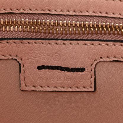 Gucci Snakeskin Ostrich Calfskin Small Jackie 1961 Hobo Pink Multicolor 6 of 10