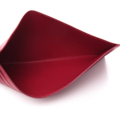 Louis Vuitton Calfskin Felicie Card Holder Insert Fuchsia 4 of 5