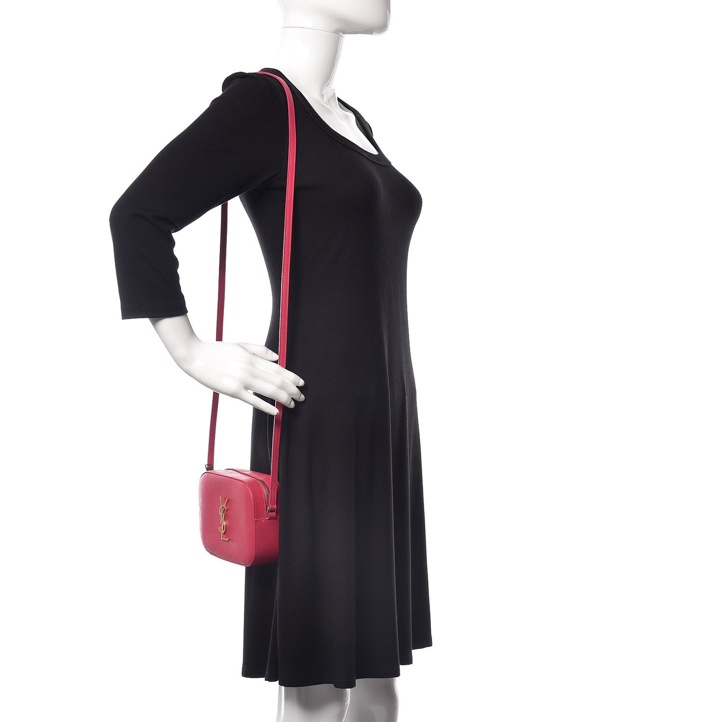 Grain De Poudre Small Classic Monogram Camera Bag Bubblegum