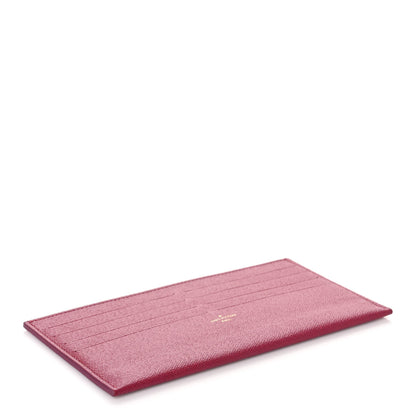 Louis Vuitton Calfskin Felicie Card Holder Insert Fuchsia 1 of 6