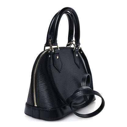 Louis Vuitton Epi Alma BB Black 3 of 11