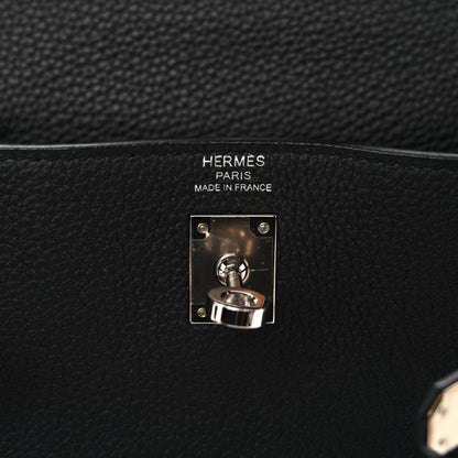 Hermes Togo Kelly Retourne 25 Black 6 of 14