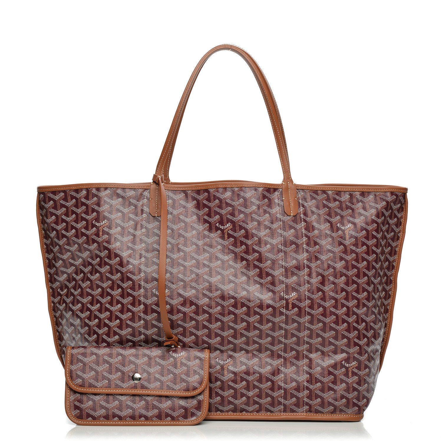 Goyard Goyardine Reversible Pertius GM Burgundy 1 of 8