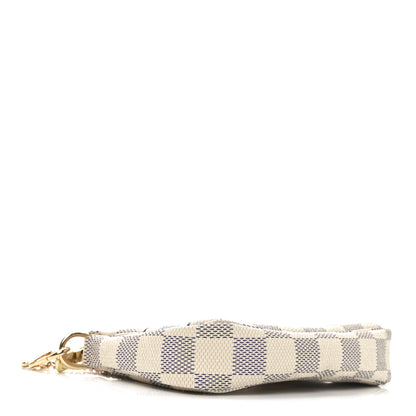 Louis Vuitton Damier Azur 2021 Christmas Animation Hollywood Mini Pochette Accessories Fuchsia 4 of 6