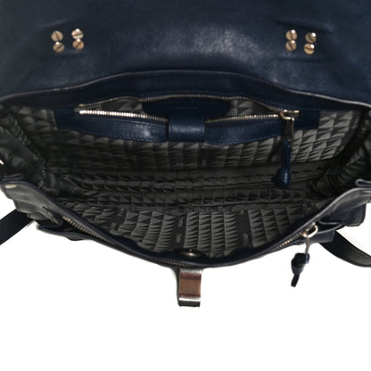 Proenza Schouler Lambskin Medium PS1 Satchel Navy 5 of 13