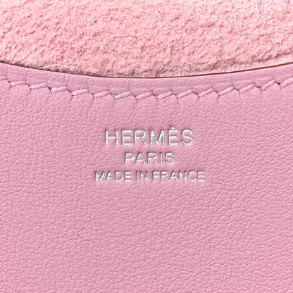 Hermes Taurillon Clemence Swift In-The-Loop 18 Bag Mauve Sylvestre 6 of 12