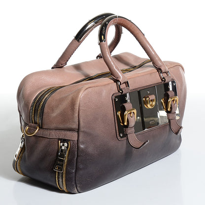 Prada Glace Calf Zippers Plaque Boston Fumo Sfumato 3 of 10