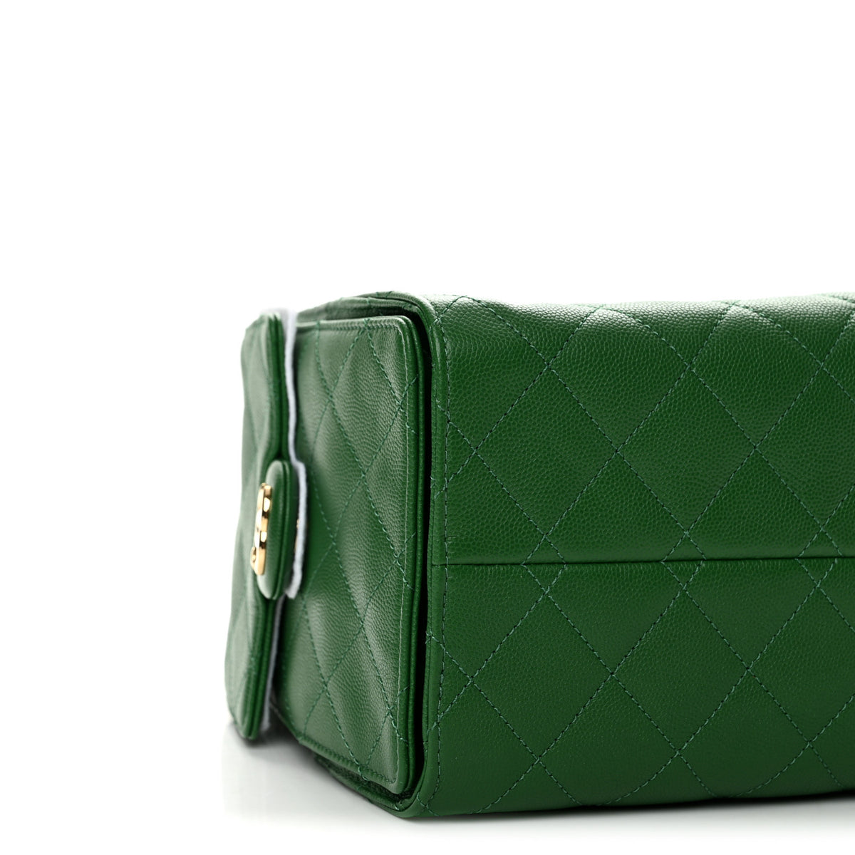 Chanel Caviar Quilted Small Chanel 25 Handbag Green 9 of 11