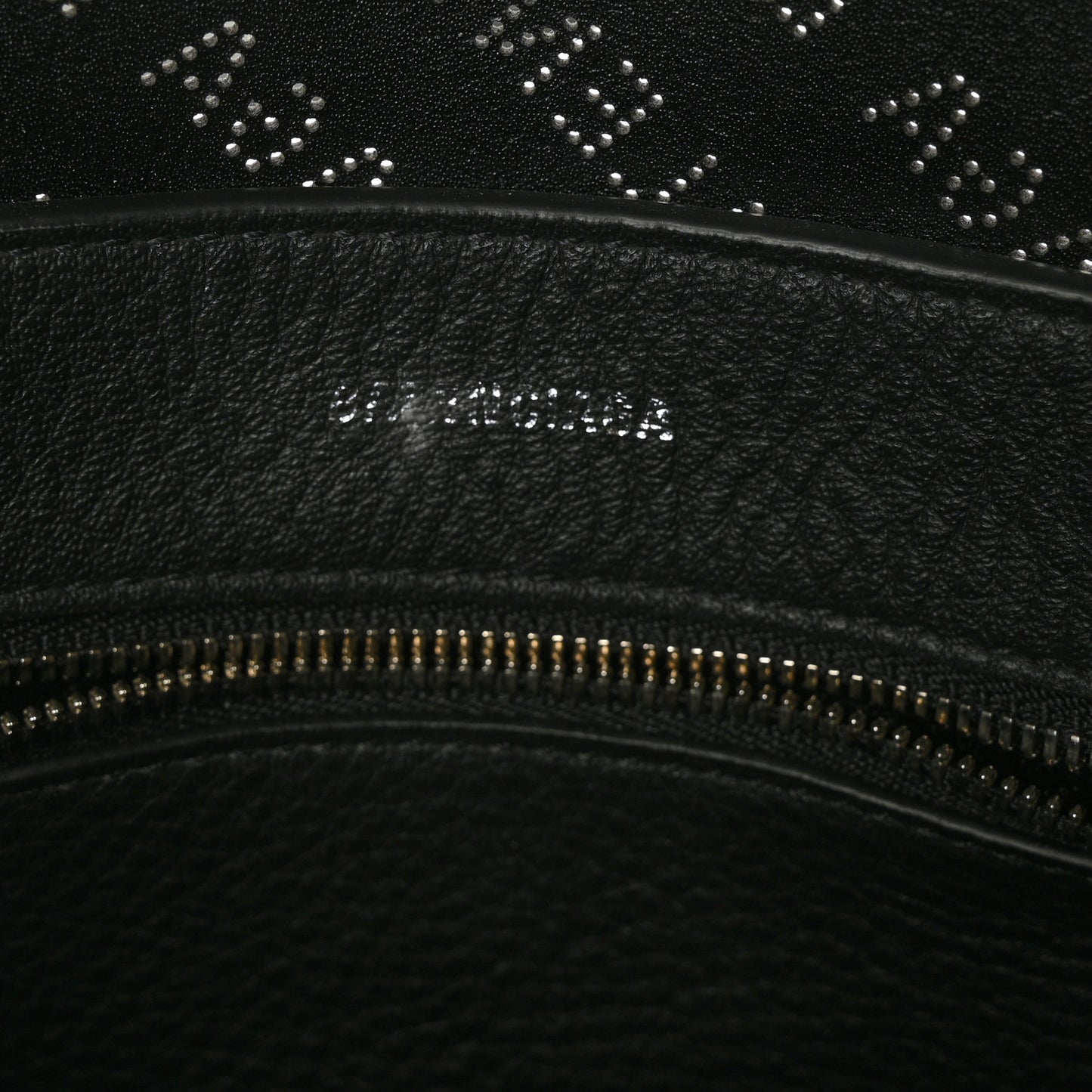 Smooth Calfskin Logo Perforated XXS Everyday Tote Gris Cendre