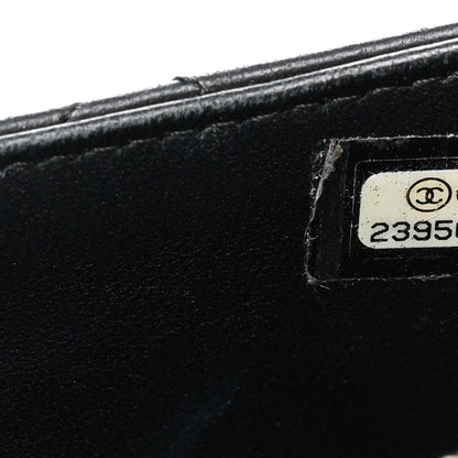 Chanel Lambskin Quilted Classic Zip Pouch Black 7 of 12