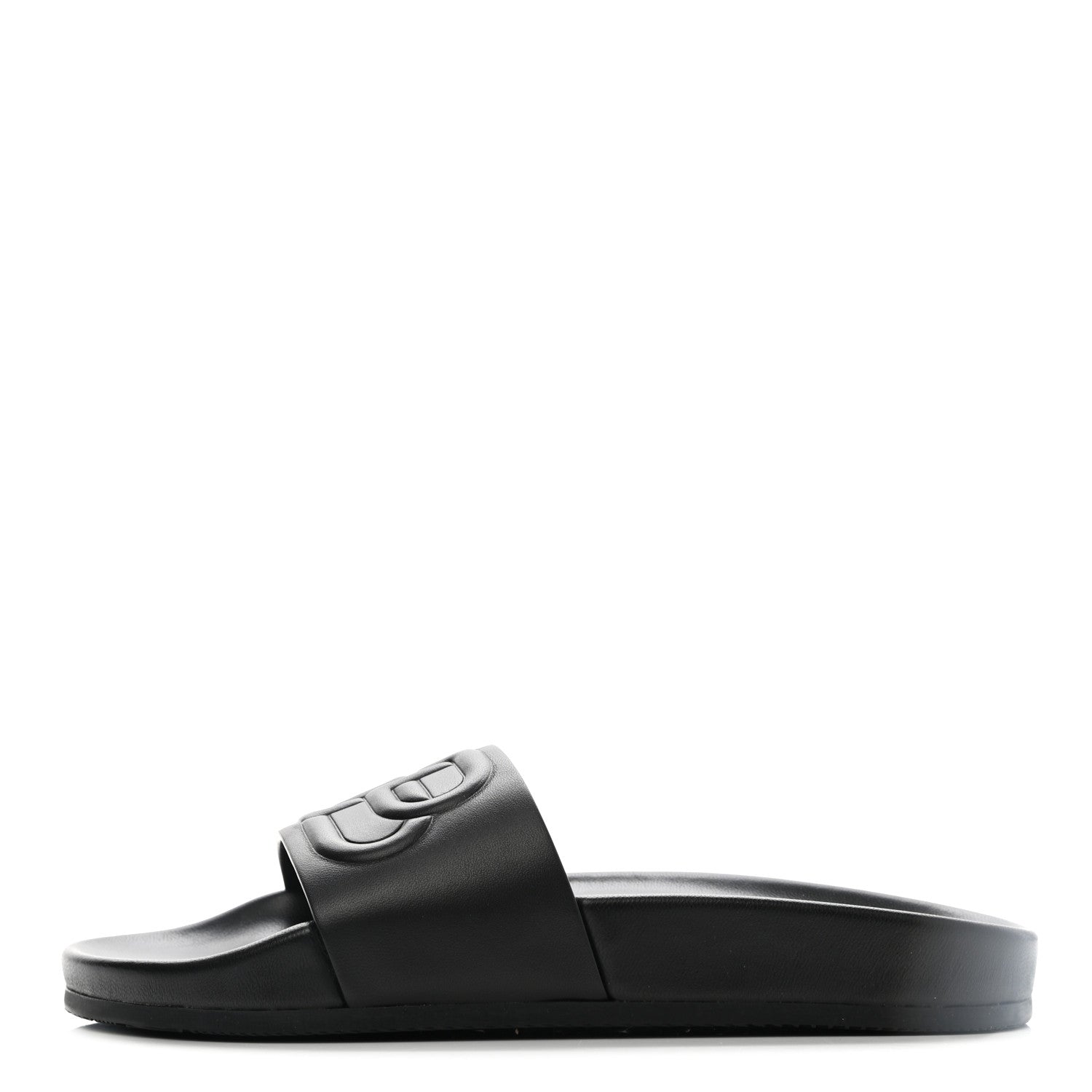 Balenciaga Nappa Pool Slide Sandals 36 Black 1 of 8