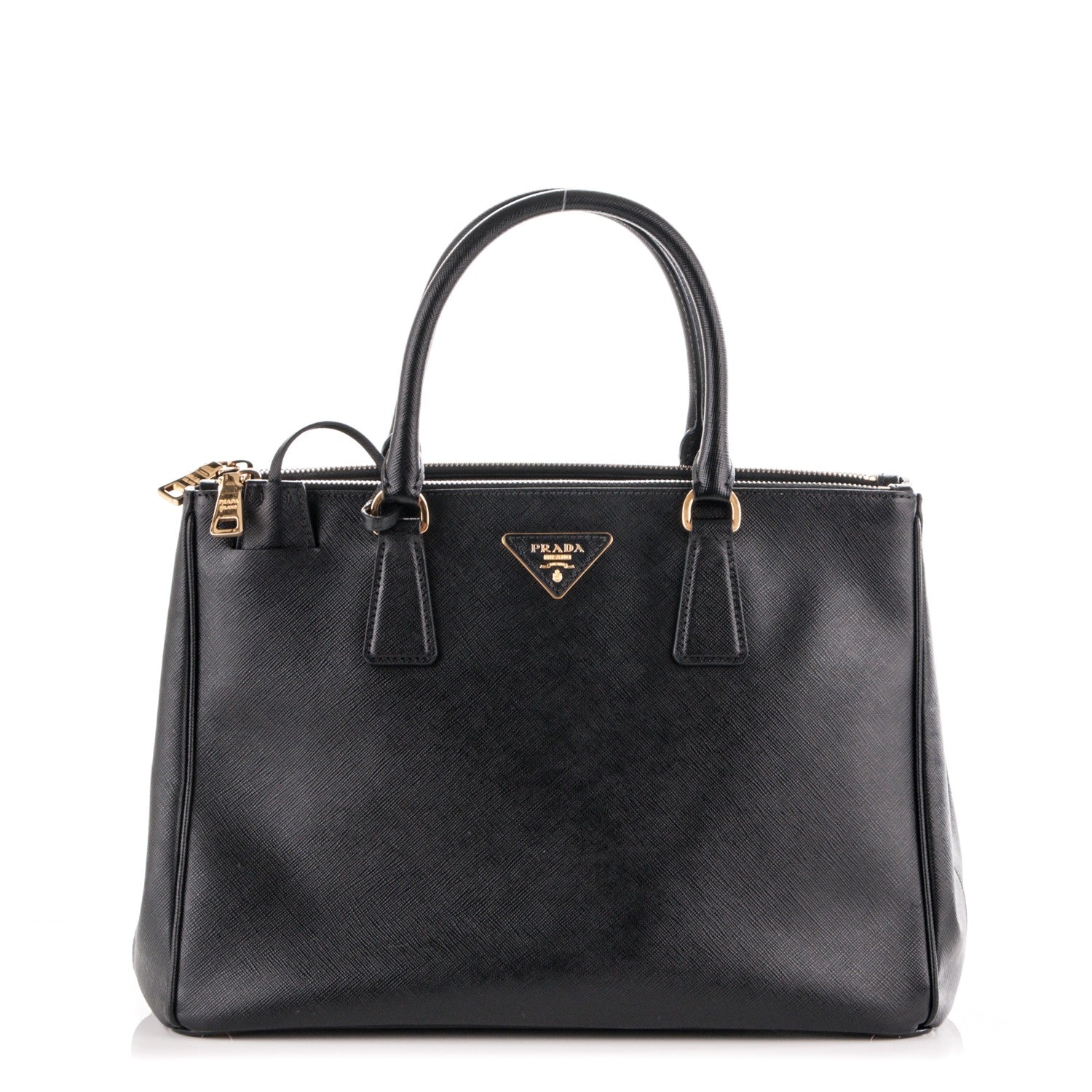 Prada Saffiano Medium Galleria Double Zip Tote Black 1 of 6