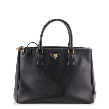 Prada Saffiano Medium Galleria Double Zip Tote Black 1 of 6