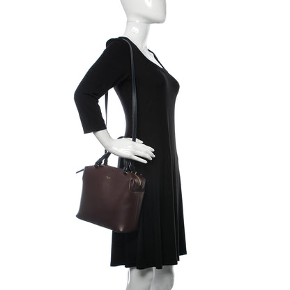 Celine Lambskin Small Soft Cube Satchel Burgundy 2 of 9