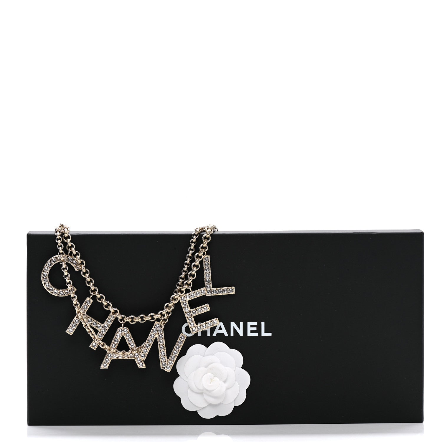 Chanel Metal Crystal 90's Icon Logo Chain Belt Gold 5 of 5