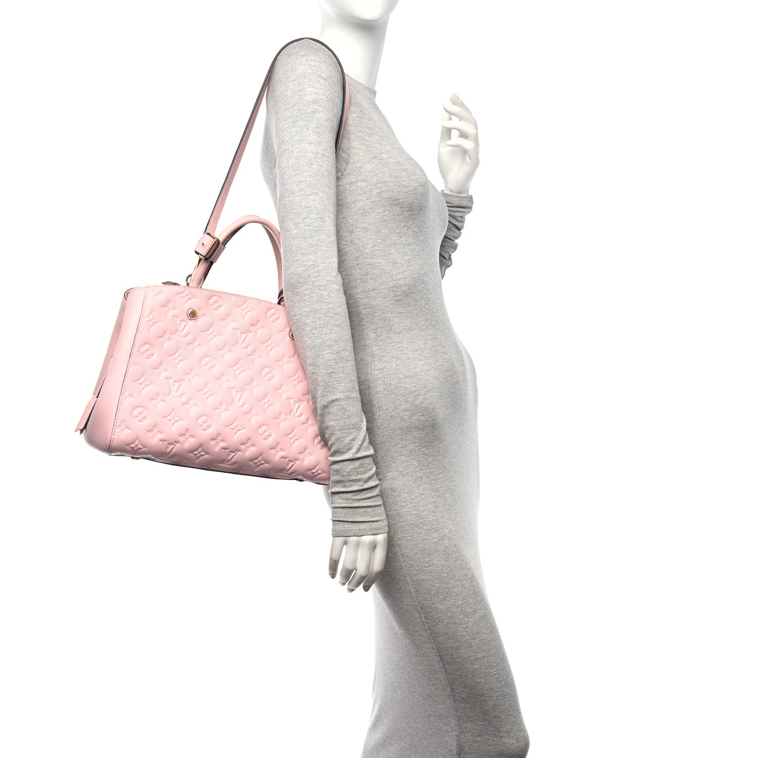 Louis Vuitton Empreinte Montaigne BB Rose Ballerine 2 of 10