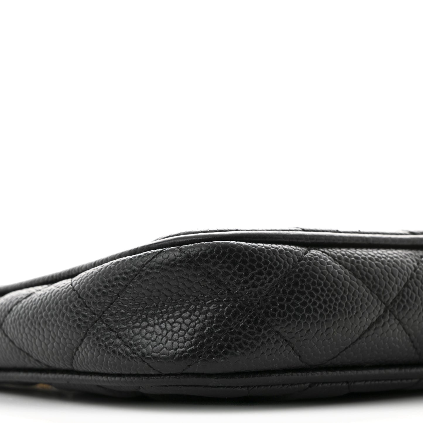 Caviar Quilted Timeless CC Shoulder Bag Black