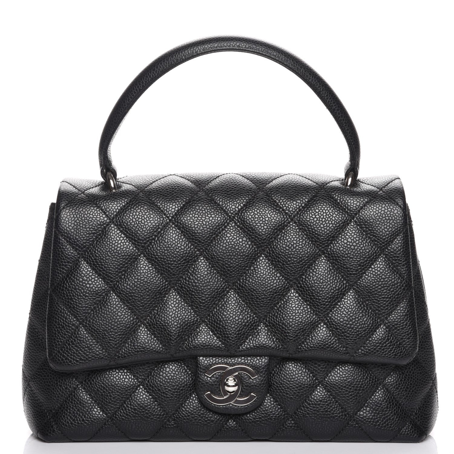 Chanel Caviar Quilted Medium Kelly Flap Black 1 of 7