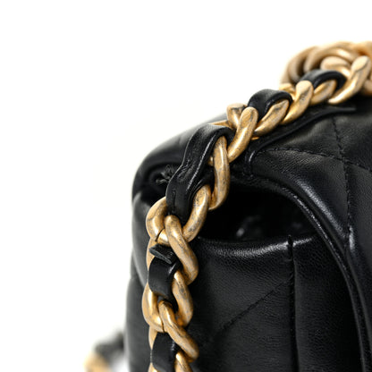 Chanel Lambskin Quilted Medium Chanel 19 Flap Black 13 of 13