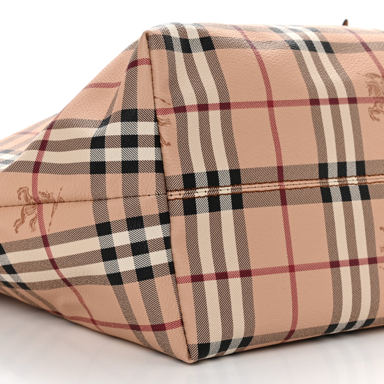 Burberry Haymarket Check Medium Salisbury Tote Camel 10 of 11