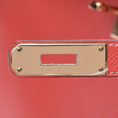 Hermes Epsom Kelly Retourne 35 Rose Jaipur Gold 18 of 36