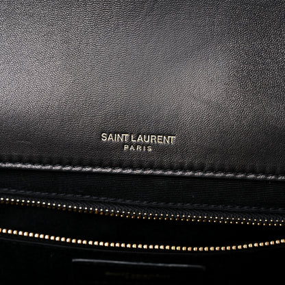 Saint Laurent Lambskin Patchwork Monogram Large Jamie Black 6 of 13
