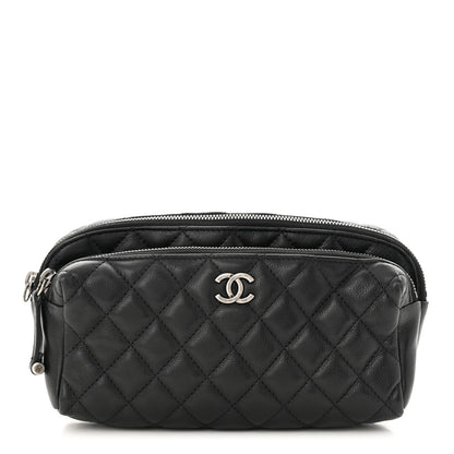 Chanel Calfskin Quilted Waist Bag Black 1 of 11
