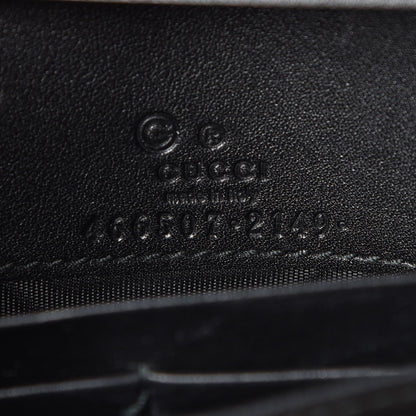 Gucci Microguccissima Crossbody Wallet Black 5 of 9