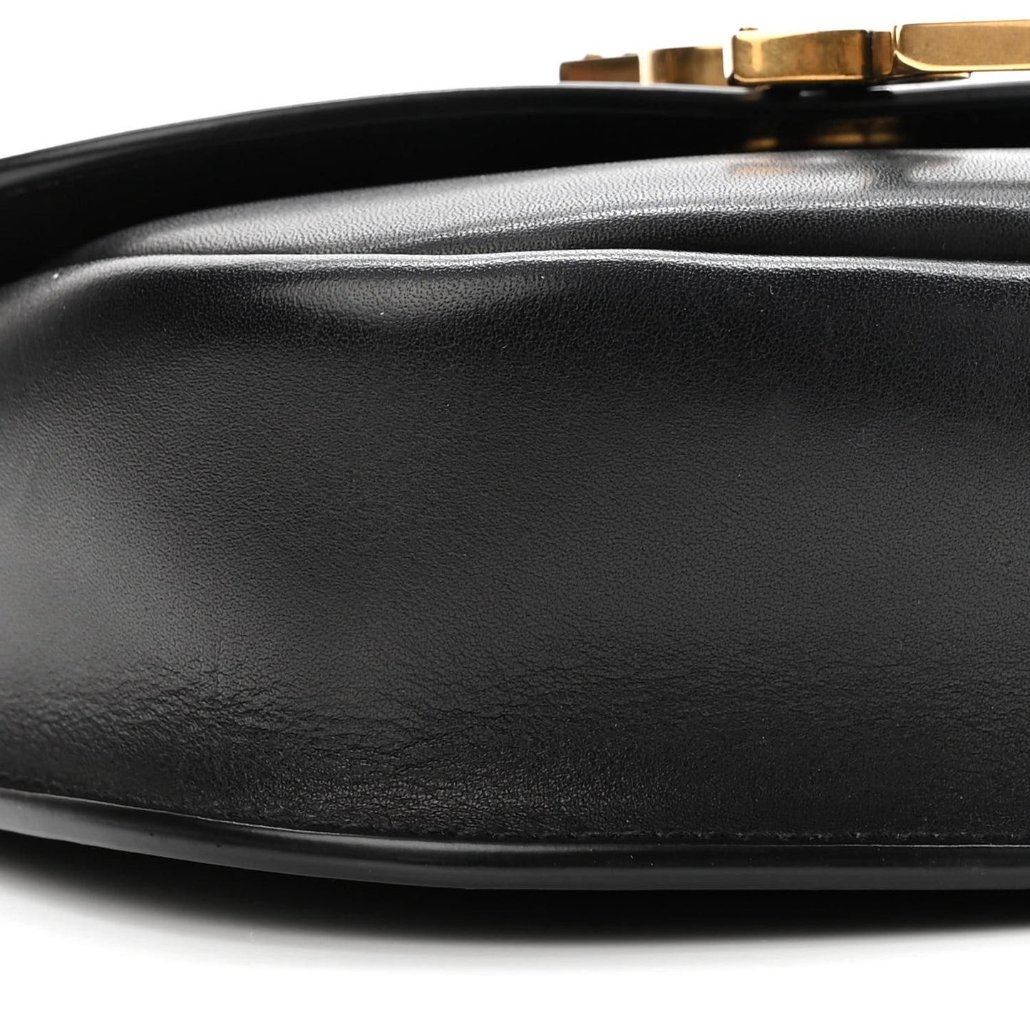 Smooth Calfskin Classic Monogram Small Kaia Satchel Black