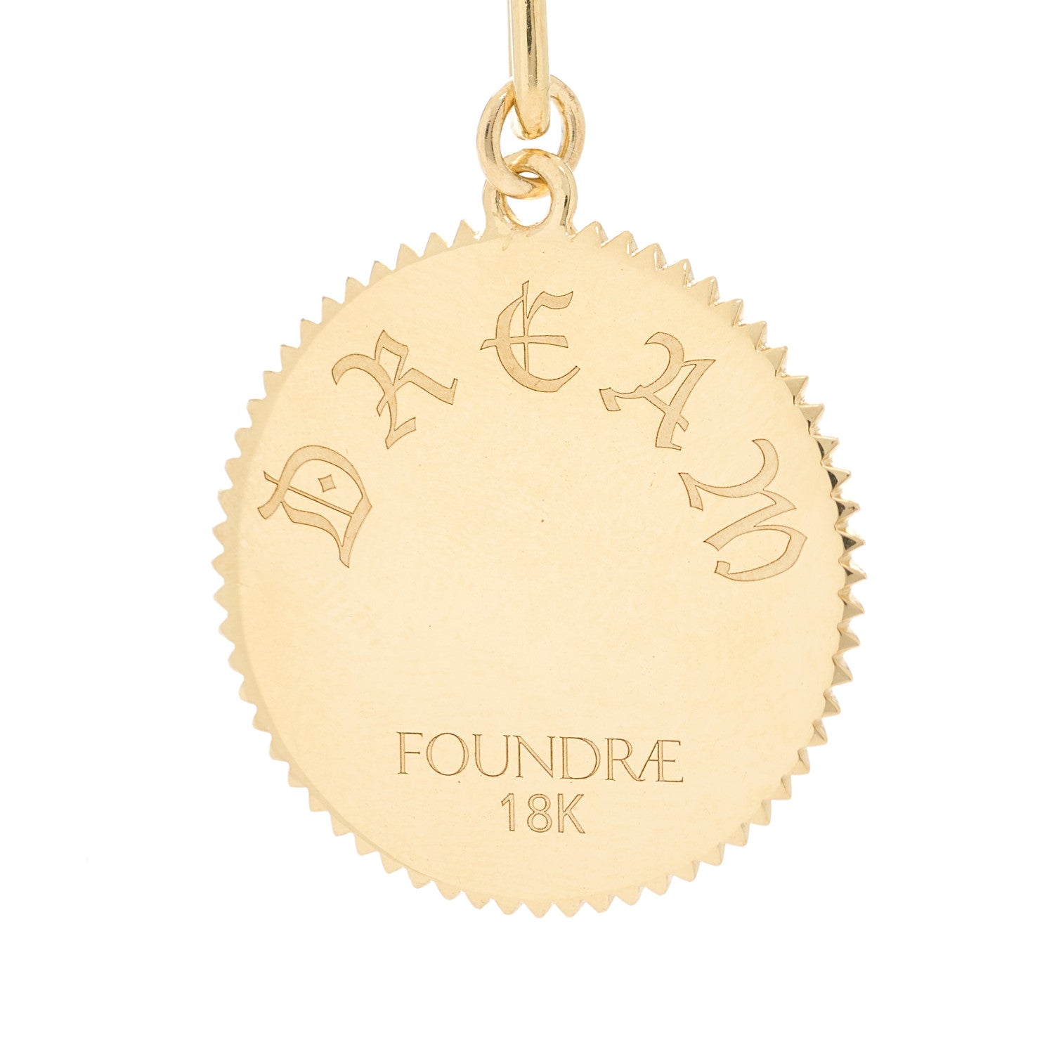 Foundrae 18K Yellow Gold Diamond Dream Extended Clip Extension Chain Necklace 3 of 5