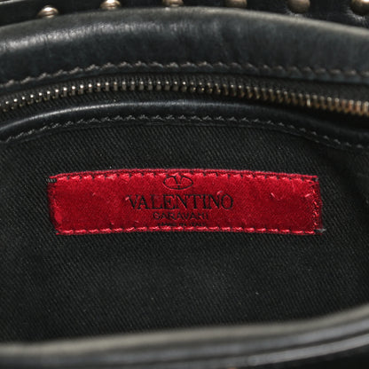 Valentino Garavani Vitello Rockstud Flip Lock Camera Crossbody Bag Black 6 of 12
