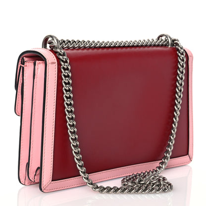 Gucci Azalea Calfskin Enamel Small Dionysus Shoulder Bag New Cherry Red Wild Rose Off White 3 of 13