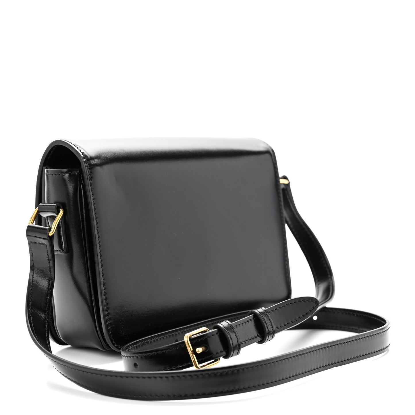 Shiny Calfskin Teen Triomphe Black