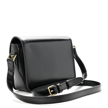 Celine Shiny Calfskin Teen Triomphe Black 3 of 9
