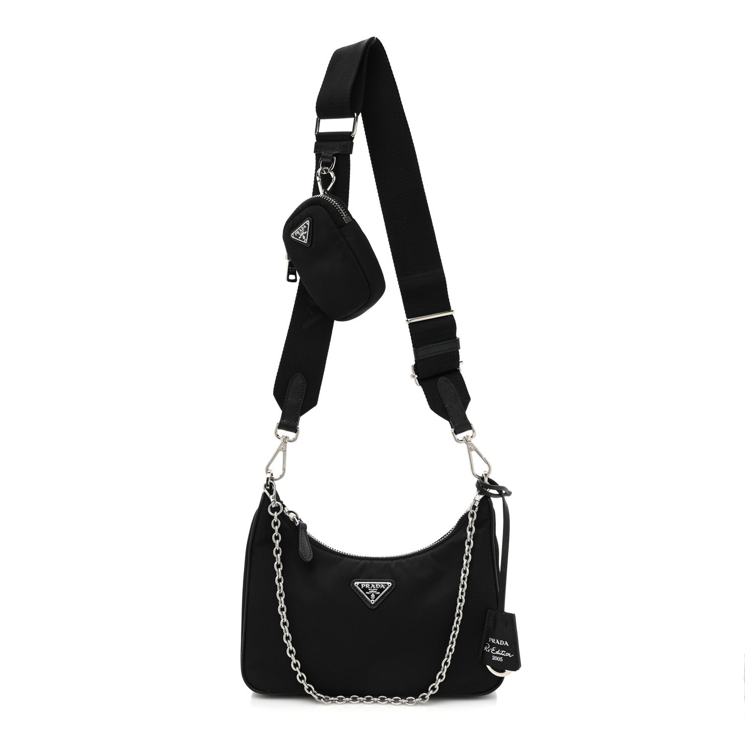 Prada Nylon Re-Edition 2005 Shoulder Bag Black 1 of 9