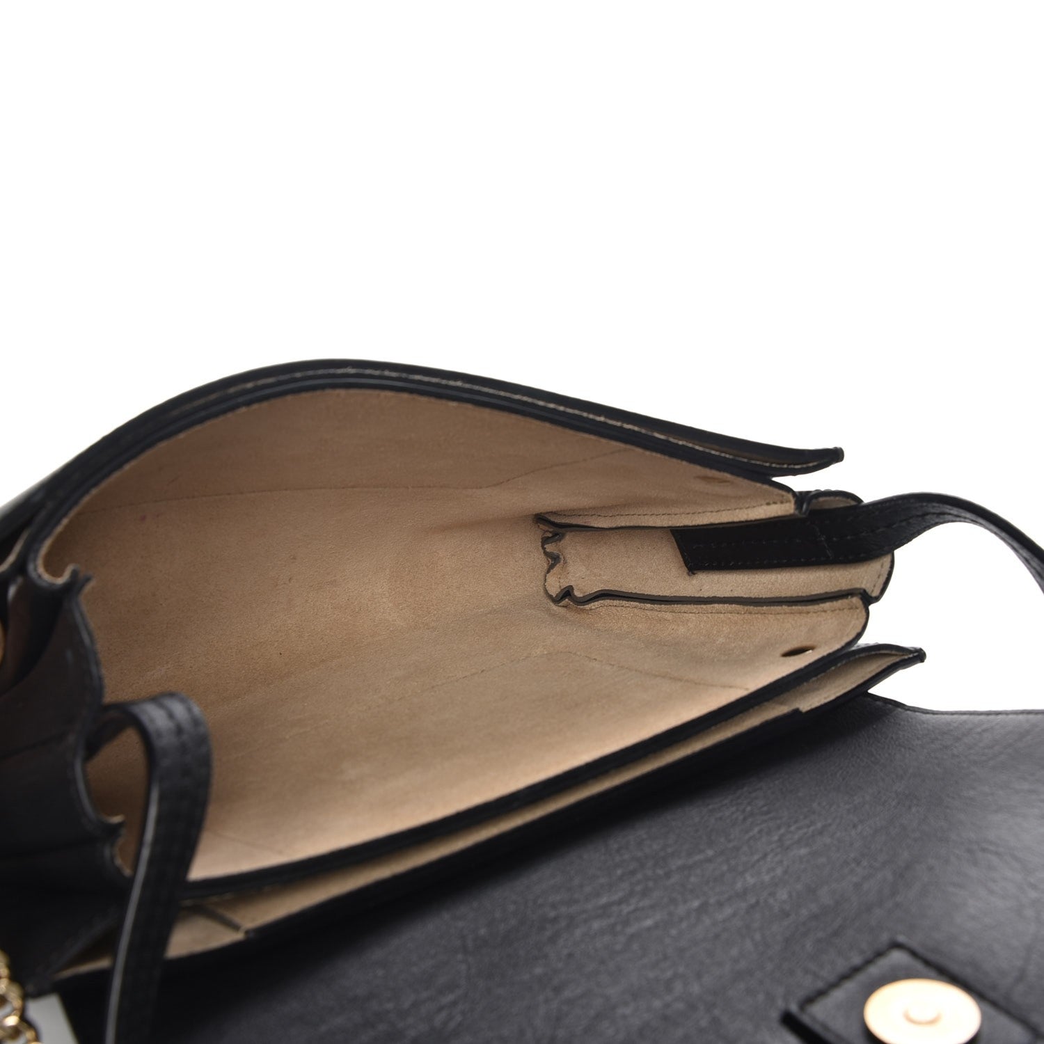 Chloe Python Calfskin Small Faye Shoulder Bag Black 5 of 7
