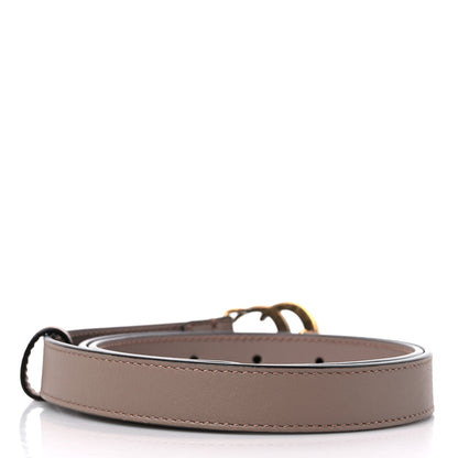 Gucci Calfskin Double G 20mm Belt 80 32 Porcelain Rose 2 of 4
