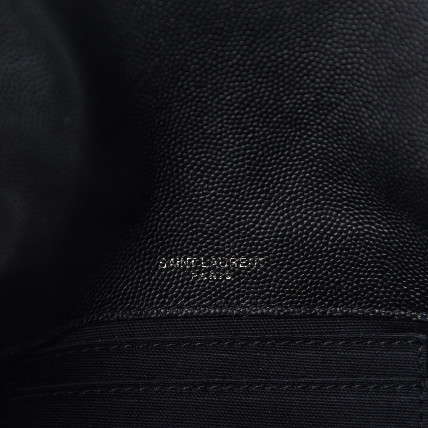 Saint Laurent Grain De Poudre Monogram Toy West Hollywood Fold-Over Bag Black 9 of 11