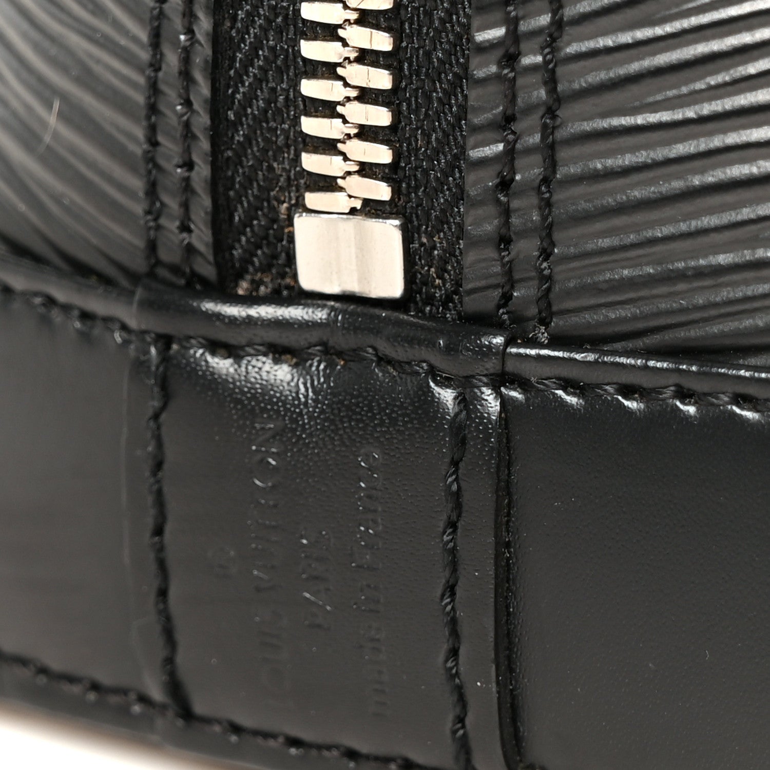 Louis Vuitton Epi Alma BB Black 6 of 12