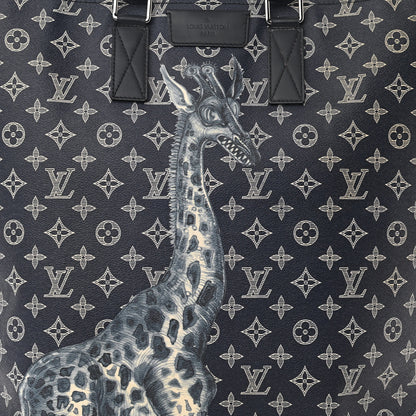Louis Vuitton Savane Monogram Chapman Atlas Tote Ink 7 of 9